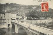 19 Correze CPA FRANCE 19 "Bort, pont sur la Dordogne et la place Marmontel"