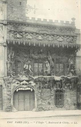  CPA FRANCE 75018 "Paris, Boulevard de Clichy, l'Enfer" / SURREALISME 