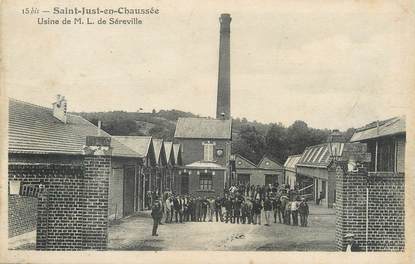 / CPA FRANCE 60 "Saint Just en Chaussée, usine de M.L de Séréville"