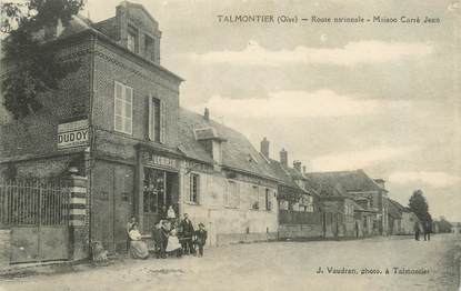 / CPA FRANCE 60 "Talmontier, route Nationale"