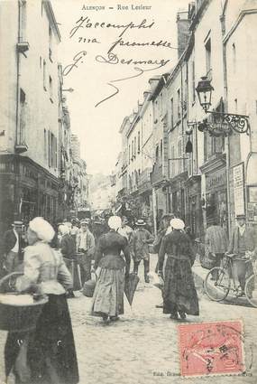 / CPA FRANCE 60 "Alençon, rue Lesieur"