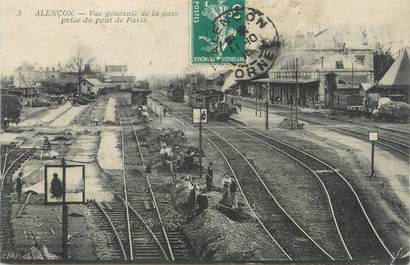/ CPA FRANCE 60 "Alençon, vue générale de la gare"