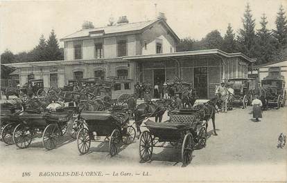 / CPA FRANCE 61 "Bagnoles de l'Orme, la gare"