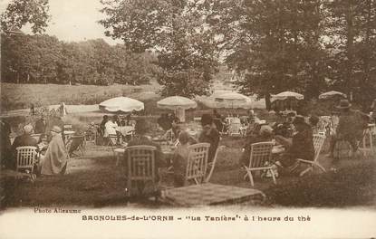 / CPA FRANCE 61 "Bagnoles de l'Orme, une tanière à l'heure du thé"