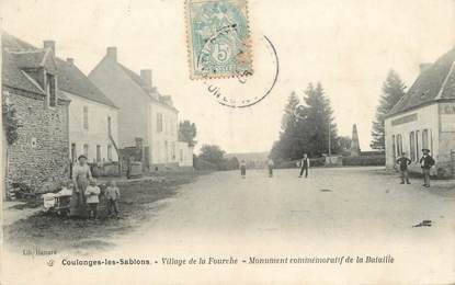 / CPA FRANCE 61 "Coulonges les Sablons, village de la Fourche"