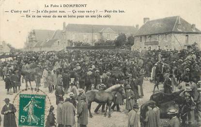 / CPA FRANCE 61 "La Foire Domfront"