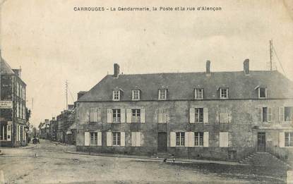 / CPA FRANCE 61 "Carrouges, la gendarmerie"