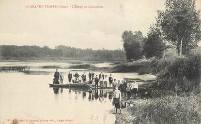 / CPA FRANCE 61 "La Grande Trappe, l'étang de Chaumont"