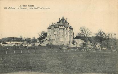 CPA FRANCE 19 "Bort, Château de Couzan"