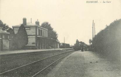 / CPA FRANCE 61 "Ecouché, la gare "