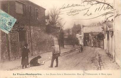   CPA FRANCE 75018 "Paris, le vieux Montmartre, rue de l'Abreuvoir" / Série 1089, N° 34