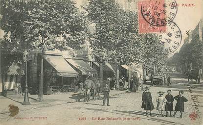   CPA FRANCE 75019  "Paris, la rue Botzaris" / TOUT PARIS