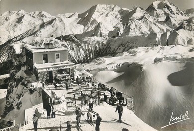 / CPSM FRANCE 73 "Courchevel , au sommet de la Saulire"