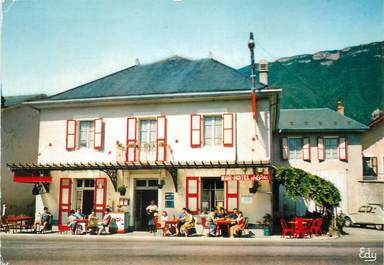 / CPSM FRANCE 73 "Chignin, hôtel de la gare, les routiers"