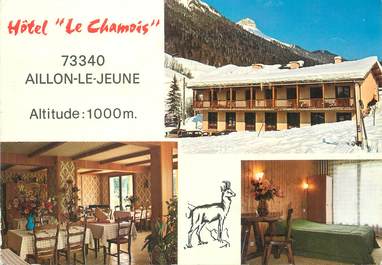 / CPSM FRANCE 73 "Aillon le Jeune, hôtel le Chamois"