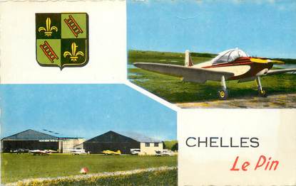 CPSM AVIATION  "Chelles, 77, Aérodrome Le Pin"