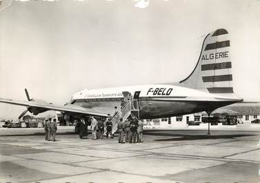 CPSM AVIATION "Air Algerie, Douglas DC 4"