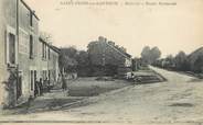 61 Orne / CPA FRANCE 61 "Saint Denis sur Sarthon, Route Nationale"