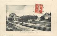 61 Orne / CPA FRANCE 61 "Sees, la gare et rue de la gare"