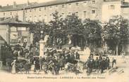 43 Haute Loire CPA FRANCE 43 "Langeac, le marché aux veaux"