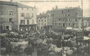 43 Haute Loire CPA FRANCE 43 "Pradelles, la place un jour de Foire"