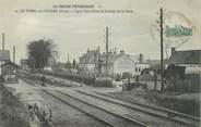 61 Orne / CPA FRANCE 61 "Le Theil sur Huisne, ligne Paris Brest et av de la gare"