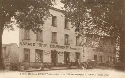 CPA FRANCE 43 "Bas en Basset, Hotel Gatty"