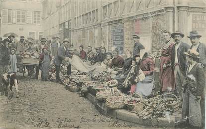 CPA FRANCE 43 "Le Puy, jour de marché"