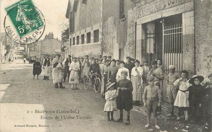 CPA FRANCE 44 "Beautour, entrée de l'usine Tertrais"