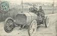 CPA AUTOMOBILE / Circuit de la Seine Inférieure, 1907, Jenatzy sur voiture Mercédes