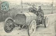 Theme CPA AUTOMOBILE / Circuit de la Seine Inférieure, 1907, Jenatzy sur voiture Mercédes