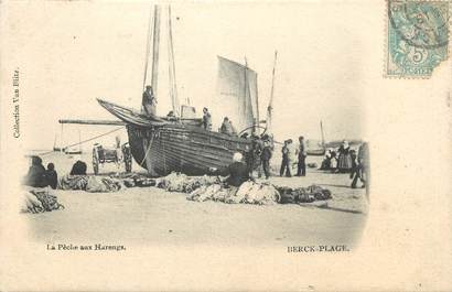 / CPA FRANCE 62 "Berck Plage, la pêche aux Harengs"