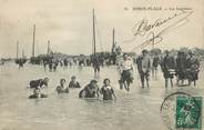 62 Pa De Calai / CPA FRANCE 62 "Berck Plage, les baigneurs"