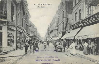 / CPA FRANCE 62 " Berck Plage, rue Carnot "