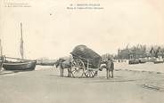 62 Pa De Calai / CPA FRANCE 62 "Berck Plage, mise à l'eau d'une barque"