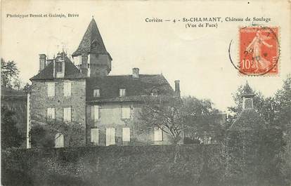 CPA FRANCE 19 "Saint Chamant, Château de Soulage"