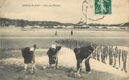 62 Pa De Calai / CPA FRANCE 62 "Berck Plage, parc aux moules "