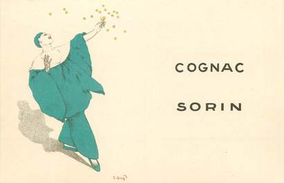 CPA PUBLICITE / ALCOOL / COGNAC SORIN