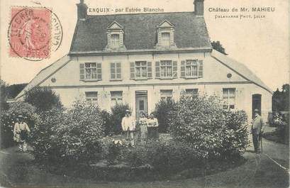 / CPA FRANCE 62 "Enquin, château de Mr Mahieu"