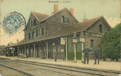 / CPA FRANCE 62 "Frévent, la gare"