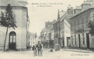 62 Pa De Calai / CPA FRANCE 62 "Hesdin, entrée de la ville et rue de l'union"