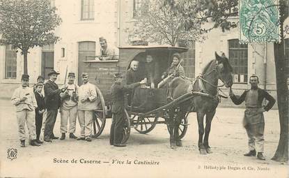 CPA  FRANCE 44 "Scène de caserne, vive la cantinière"