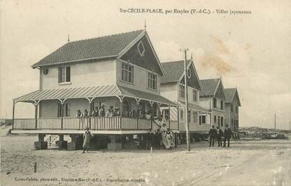 / CPA FRANCE 62 "Sainte Cécile Plage, villas japonaises"