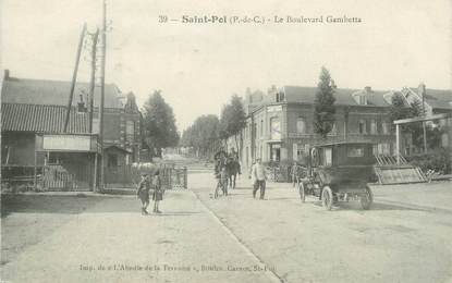 / CPA FRANCE 62 "Saint Pol, le bld Gambetta"