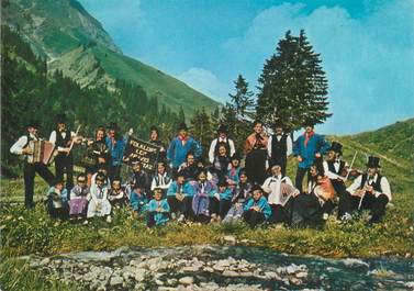 / CPSM FRANCE 73 "La Giettaz" / GROUPE FOLKLORIQUE