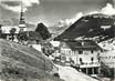 / CPSM FRANCE 73 "Hauteluce, entrée du village et le Mont Blanc"