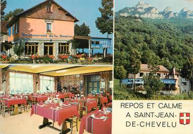 / CPSM FRANCE 73 "Saint Jean de Chevelu par Yenne, hôtel de la Source"