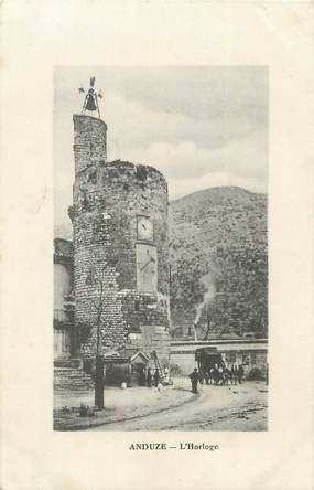 / CPA FRANCE 30 "Anduze, l'horloge"