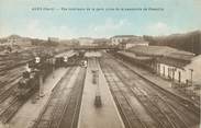 30 Gard / CPA FRANCE 30 "Alès, vue intérieure de la gare"