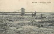 30 Gard / CPA FRANCE 30 "Beaucaire, le Rhône pris par les Glaces"